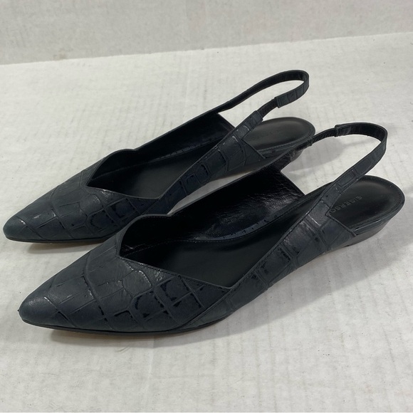 Sigerson Morrison Leather Slingback Sandal - Picture 4 of 10